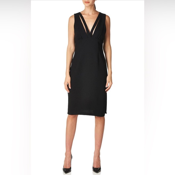 BCBGeneration Women's Dress with Band Detail, Black, 4 NWOT - Picture 3 of 16